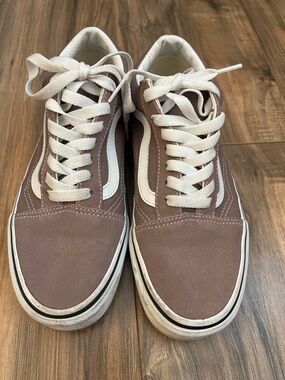 Vans Men's Old Skool Suede Sneakers - Dusty Rose & White